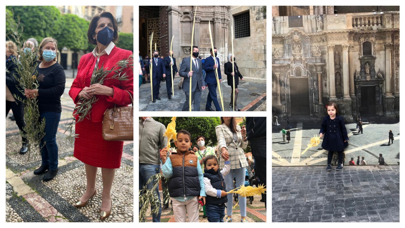 Las palmas y el olor a incienso vuelven a las calles de Murcia