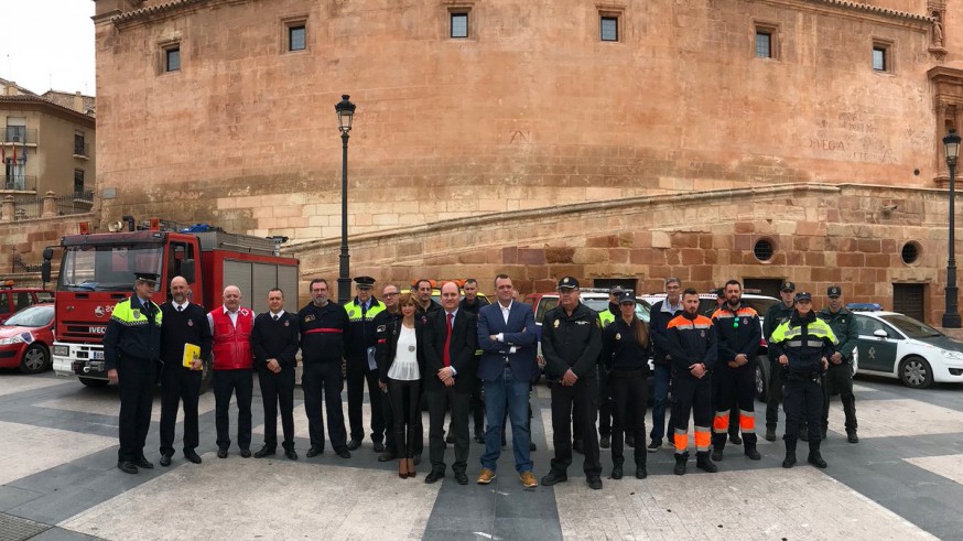 Presentación del dispositivo policial en Lorca para la Semana Santa