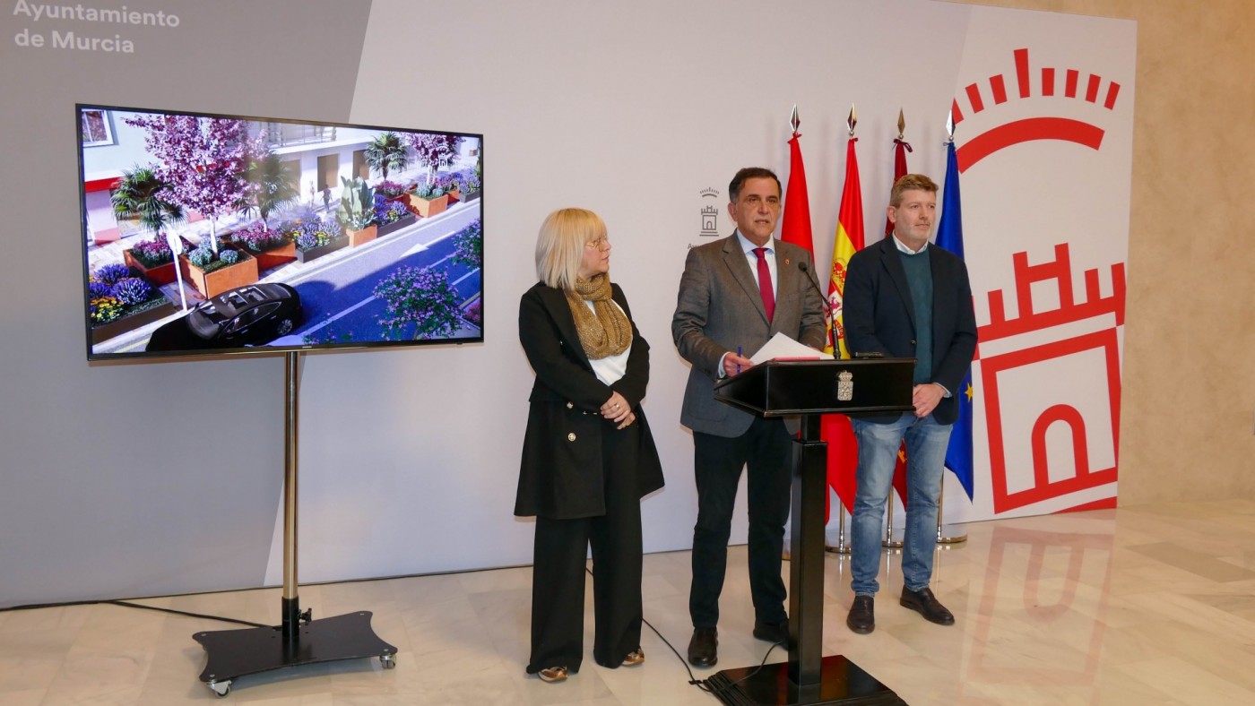El Ayuntamiento de Murcia pone en macha el corredor verde del Barrio de San Andrés
