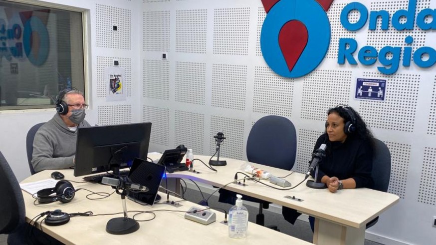 Alberto Soler y Tania Costa en nuestros estudios.
