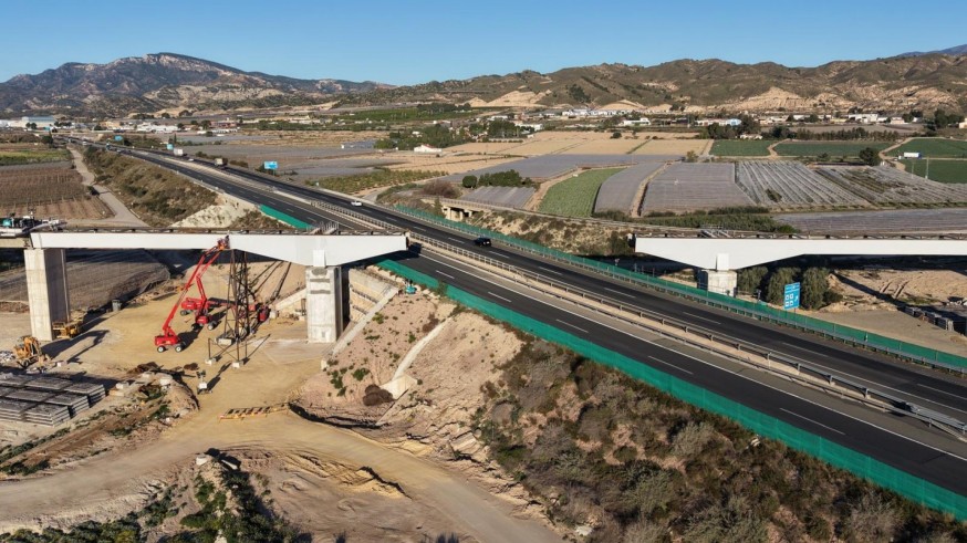 Las obras del AVE cortarán la A7 a su paso por Totana