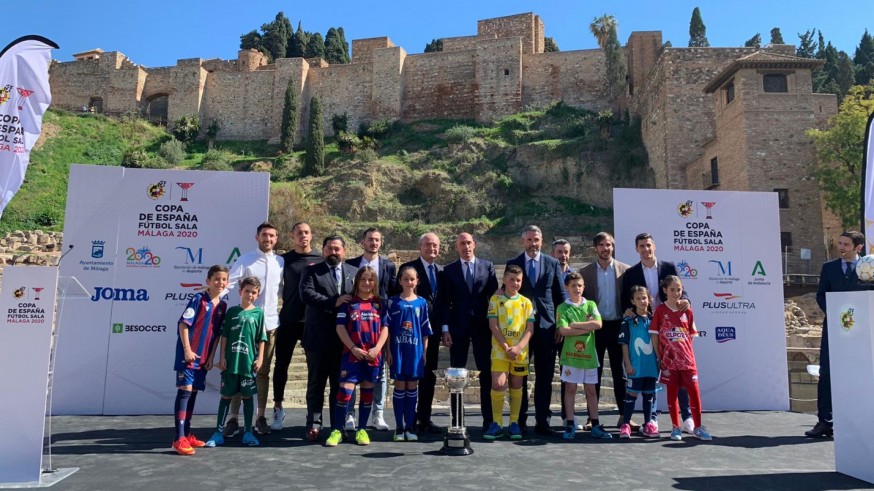 Presentación de la Copa de España sin presencia de jugadores de ElPozo.