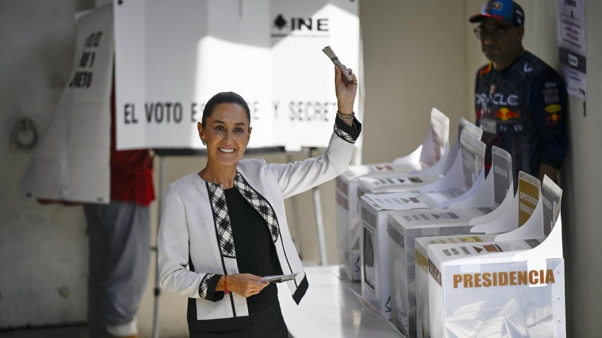 Sheinbaum se impone en las elecciones presidenciales en México