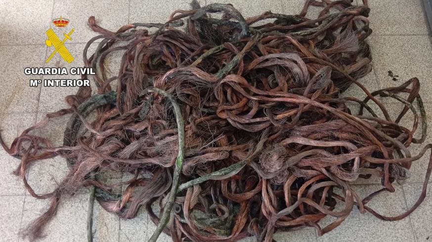 Desarticulado un grupo criminal por robo de cobre y daños medioambientales en el Noroeste de la Región de Murcia