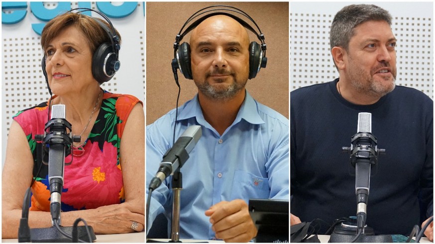 Rosa Peñalver, Daniel Ruiz y Miguel Sánchez participan en nuestra tertulia con políticos