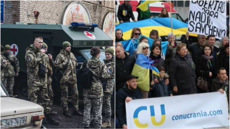 Guerra en Ucrania: "Están todos dispuestos a pelear por nuestro país"