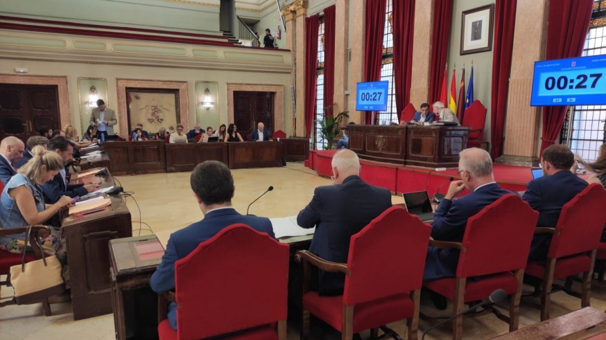 El ayuntamiento de Murcia debate y aprueba los Presupuestos de 2022 en un pleno extraordinario