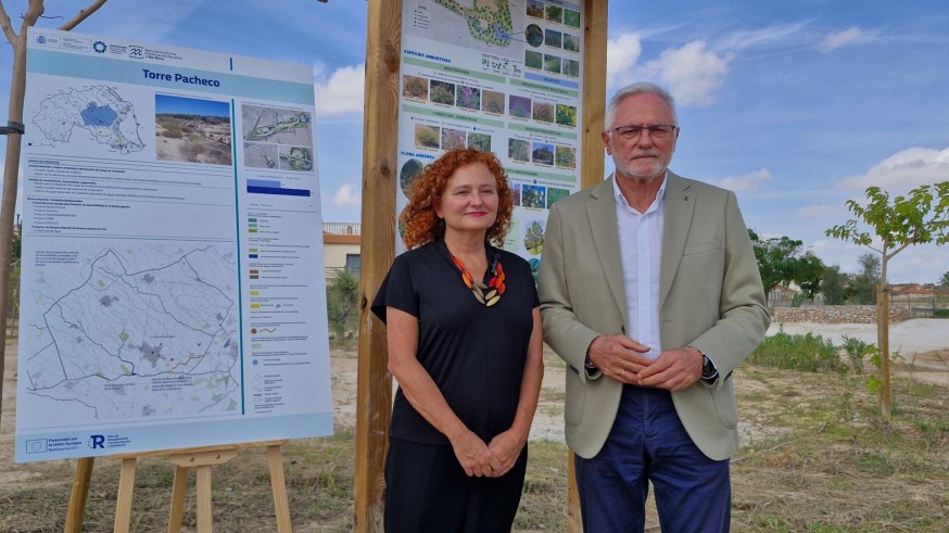 La renaturalización de la Rambla de Torre Pacheco contribuye a regenerar el Mar Menor