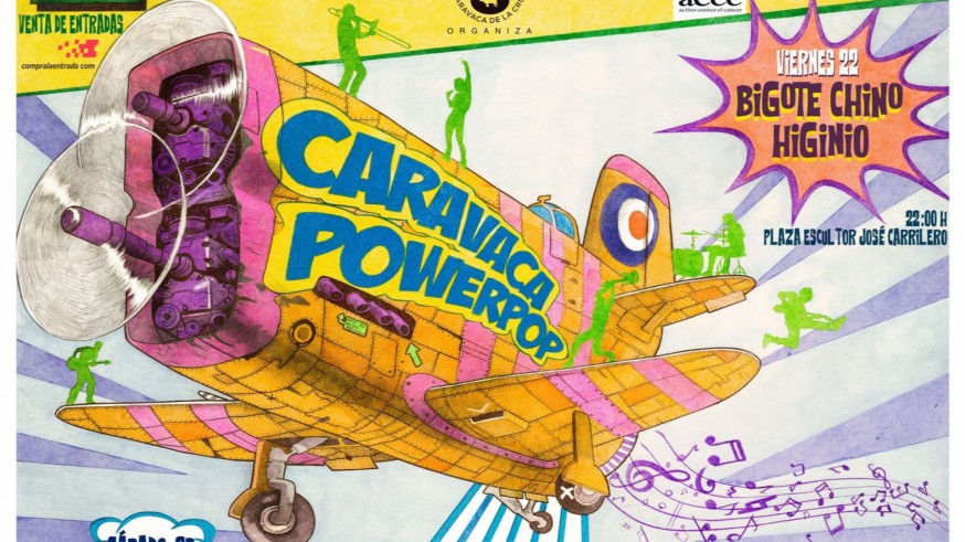 MÚSICA DE CONTRABANDO. La 3ª edición del Caravaca PowerPop se celebrará los días 22 y 23 de octubre