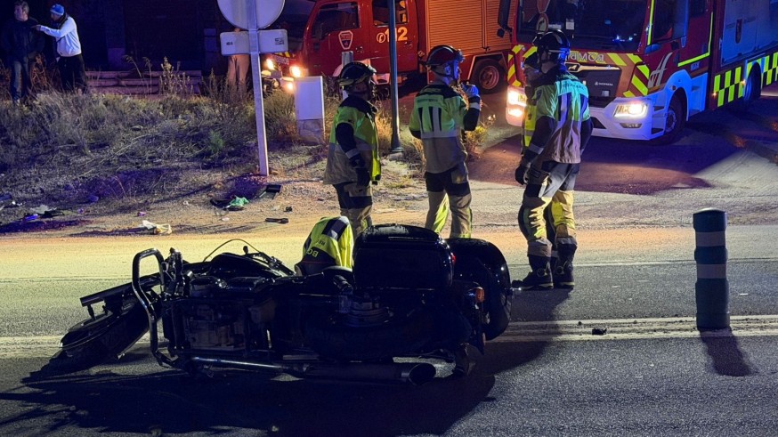 Hospitalizado muy grave un motorista de 33 años tras un accidente en Cieza