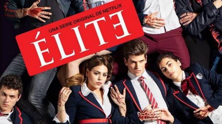 Cartel promocional de Élite. Netflix