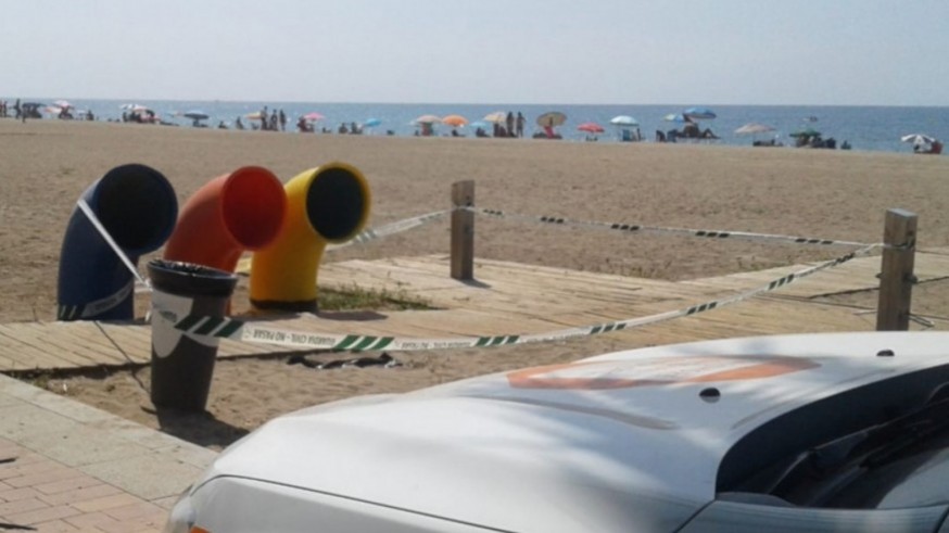 La Guardia Civil investiga la aparición de restos humanos en una playa de Mazarrón