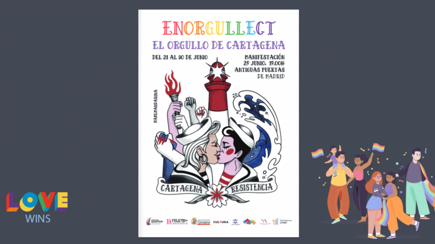 EnorgulleCT, la fiesta del orgullo en Cartagena del 21 al 30 de junio