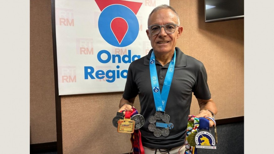 Carlos Ortiz, el cartagenero de las 56 maratones y las 6 majors
