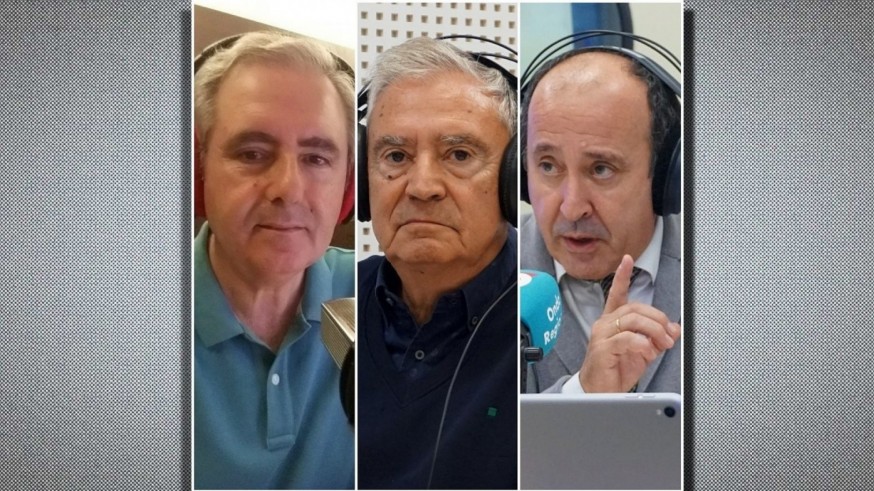 Manuel Segura, Enrique Nieto y Javier Adán