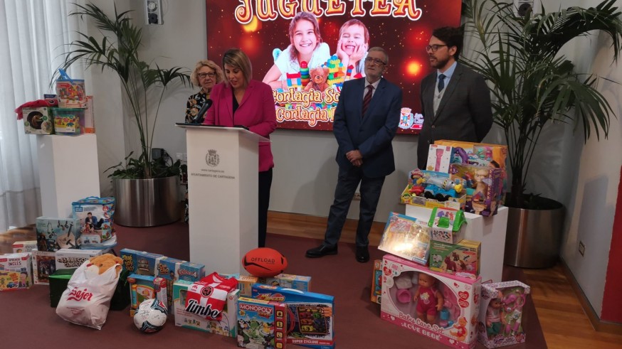Campaña solidaria de recogida de juguetes en Cartagena