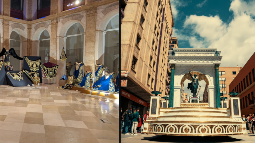 Lorca luce sus nuevas joyas: El Paso Blanco y el Paso Azul revolucionan la Semana Santa con sus estrenos