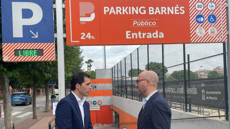 El aparcamiento del "Barnés" de Murcia funcionará como disuasorio subterráneo por 5,95 €/día