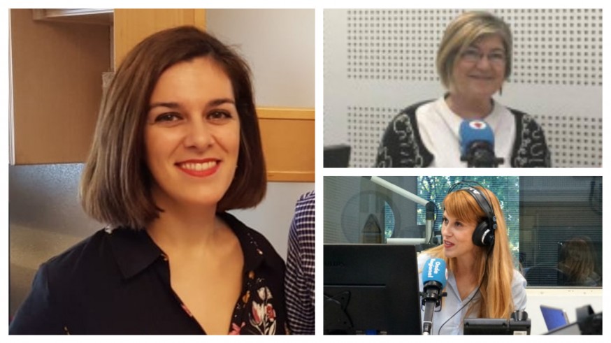 Virginia Vadillo Jiménez, con Carmen Campos y Lucía Hernández en el programa "Te doy la Tarde"
