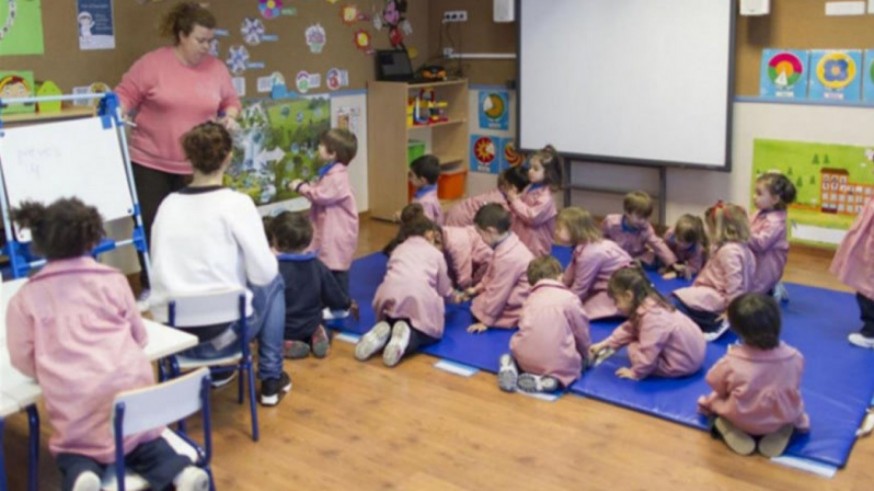 Niños en un aula (archivo). Europa Press