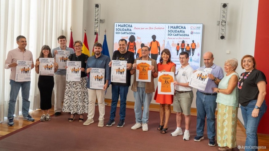 Marcha solidaria en Cartagena para luchar por el ocio inclusivo
