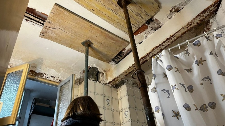 Rechazan la moción para reparar los daños de la vivienda de una anciana de Cieza