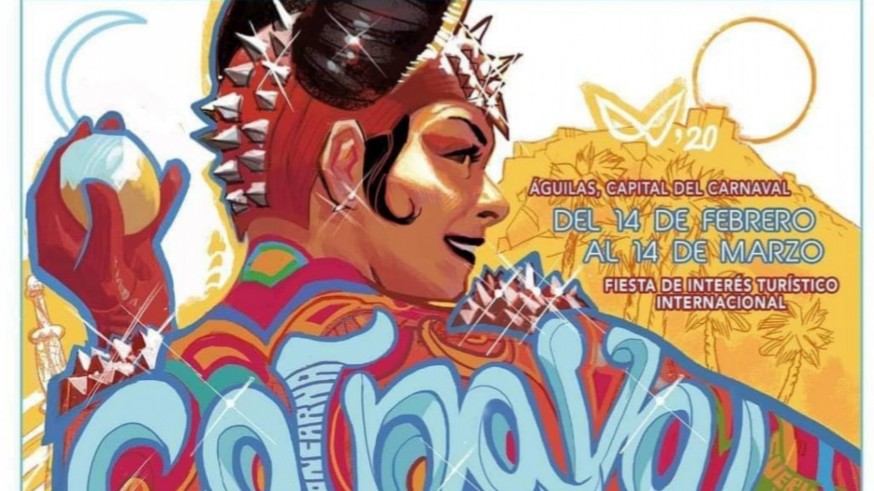 Imagen del cartel del Carnaval de Águilas 2020