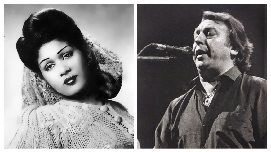 LOS VOLCANES DE LA RAÍZ: Juan Peña, 'El Lebrijano', y Olga Guillot