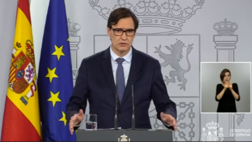 Salvador Illa, ministro de Sanidad.