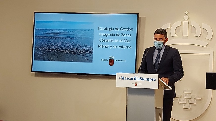 Antonio Luengo durante la rueda de prensa tras el Consejo de Gobierno.