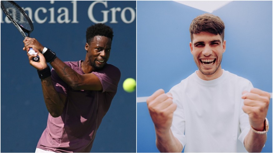 Gael Monfils, primer rival de Carlos Alcaraz en Cincinnati