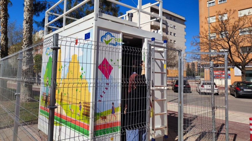 Murcia estrena una nueva estación medidora de la calidad del aire en Ronda Sur