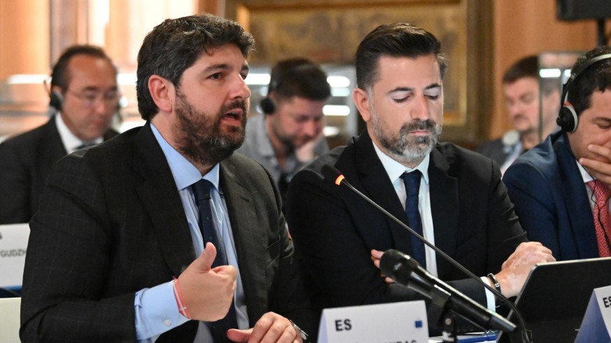 López Miras pide a los estados europeos que desarrollen planes hidrológicos nacionales 