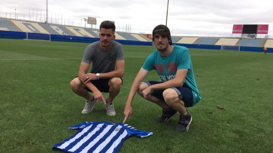 El Lorca FC presenta al central José Carlos y al centrocampista Eugeni