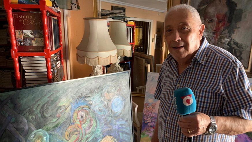 MIRANDO AL MAR. Pedro Avellaneda, nombrado Primer Socio de Honor de la Asociación de Artistas de Cieza 