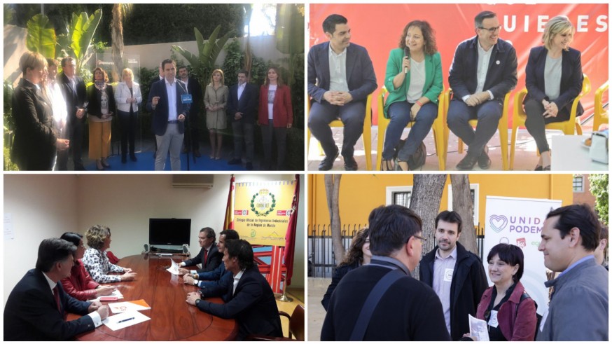 Actos jornada electoral PP, PSOE, Unidas Podemos y CIUDADADANOS