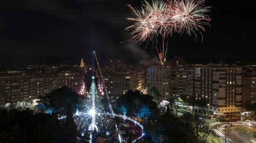 Murcia saca a licitación el gran árbol de Navidad de la Circular por 700.000 euros