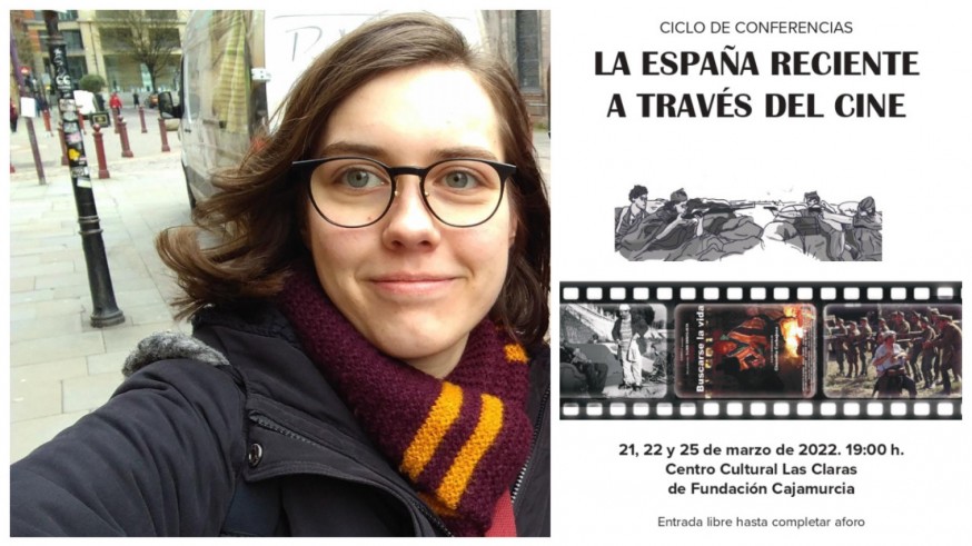Gloria Nicolás, coordinadora del ciclo de conferencias 'La España reciente a través del cine'