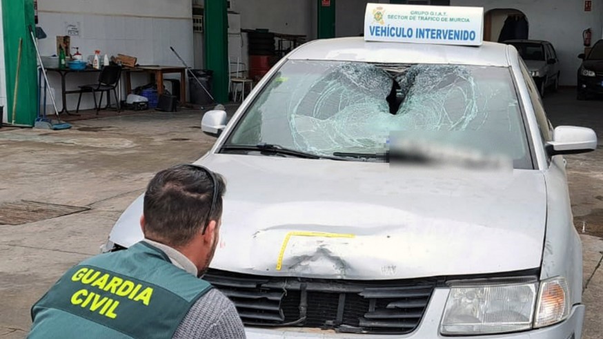 Detenido tras atropellar a un motorista y darse a la fuga en Cartagena 