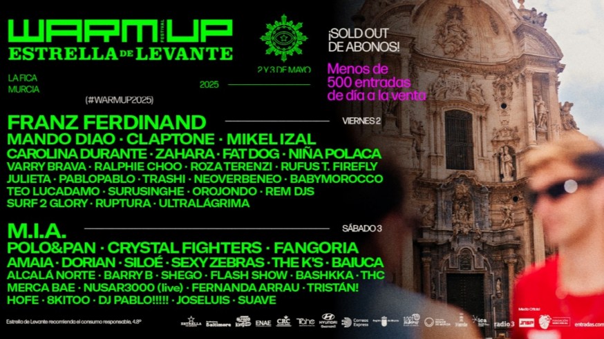 Murcia. La música en primavera la pone el WARM UP