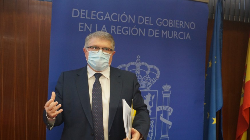 El Delegado del Gobierno en la Región de Murcia, José Vélez