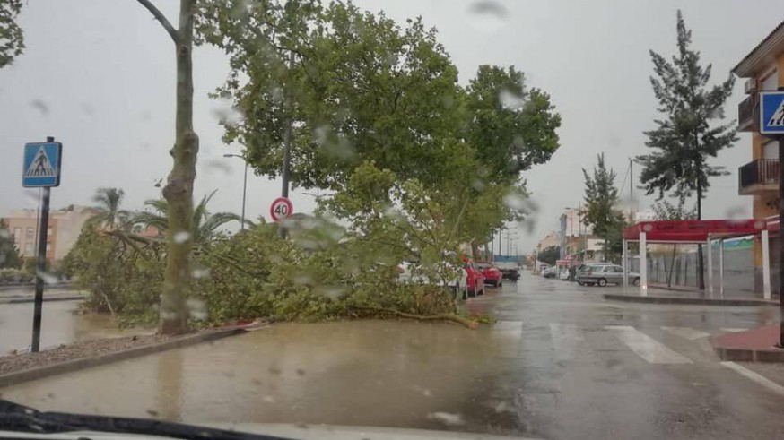 Lluvias el pasado 16 de agosto