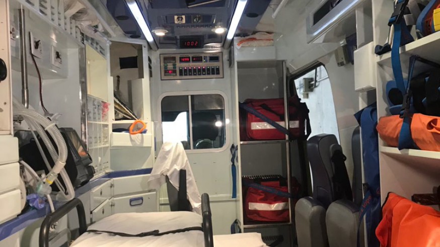 Imagen del interior de una Unidad Medicalizada de Emergencia