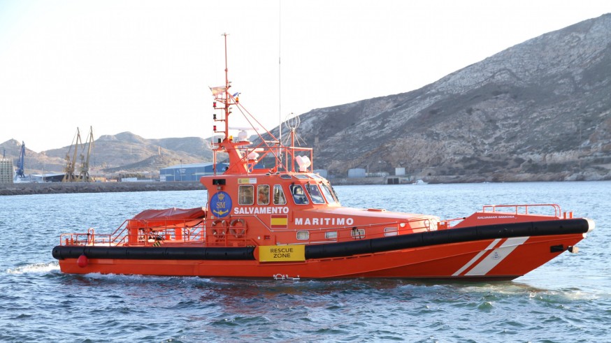 Salvamar Mimosa en aguas de Cartagena. Foto: SALVAMENTO MARÍTIMO