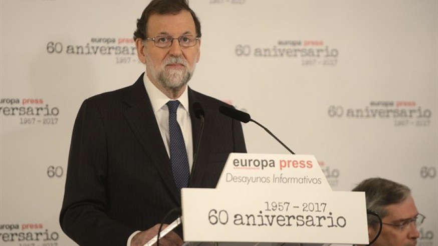 Rajoy, en los desayunos de Europa Press