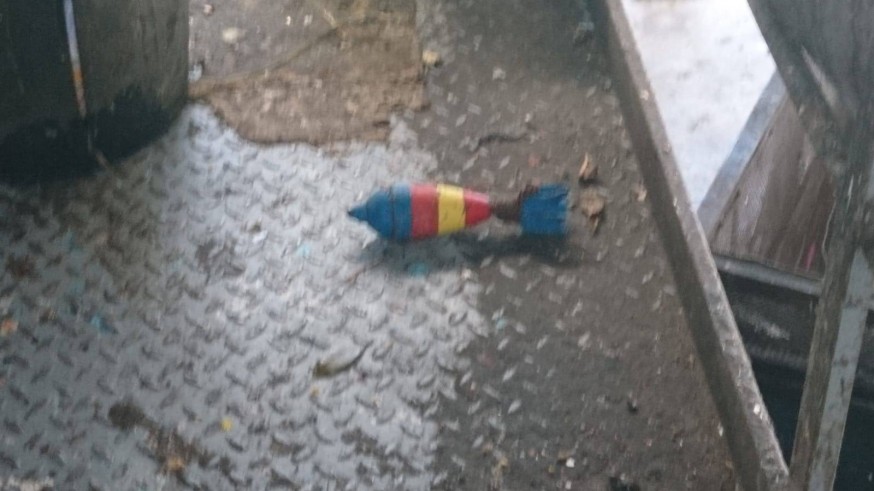 Artefacto localizado en las instalaciones de Barranco Hondo