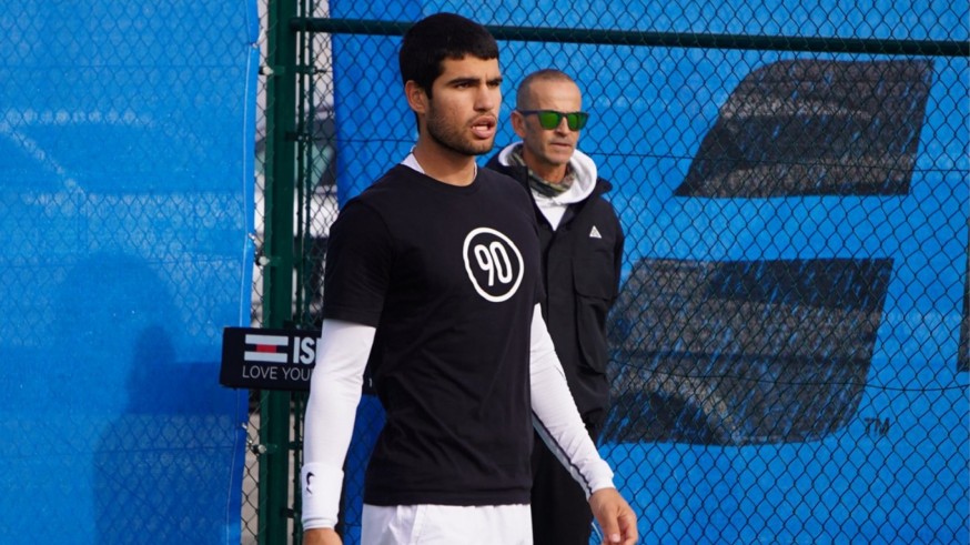 Alcaraz: "Samu López es uno de los mejores entrenadores del mundo, si no el mejor"
