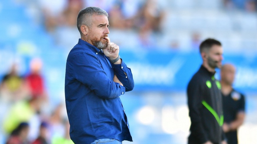 Javi Rey: "Tendremos que convivir con el estrés que nos provoque el Sanluqueño" 