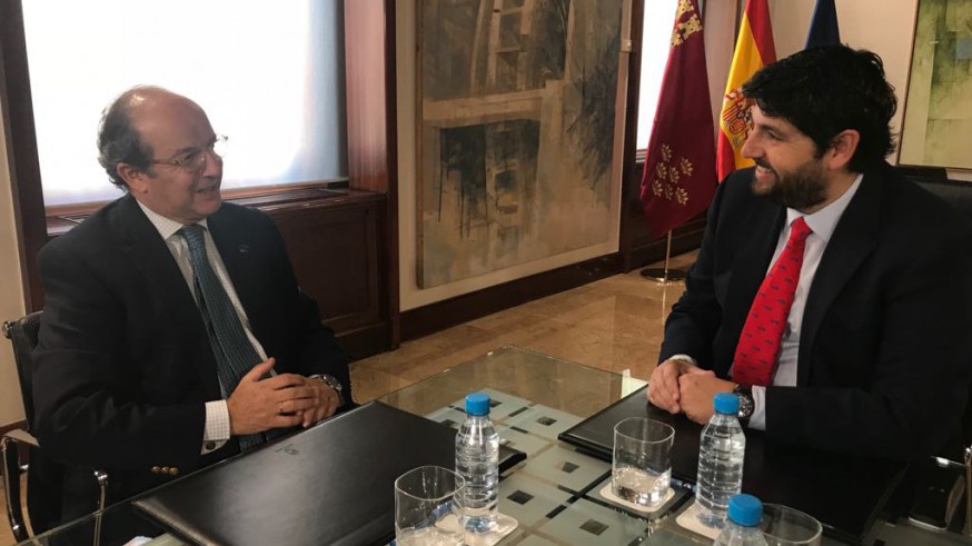 López Miras ha recibido en San Esteban a Daniel Calleja