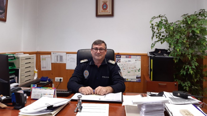 Santiago Andreu en su despacho. Foto Jose Luis Piñero